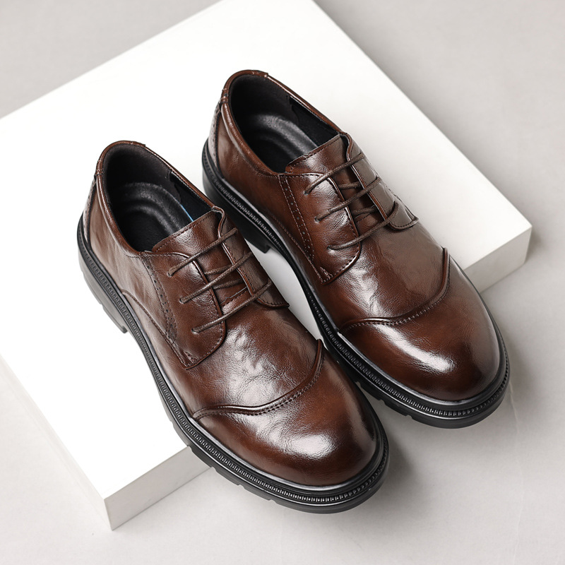 Men's leather shoes for casual - Men'S Formal Office Wear Shoes reseña y precio