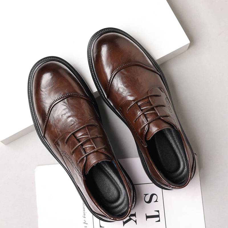 Men's leather shoes for casual - Men'S Formal Office Wear Shoes reseña y precio