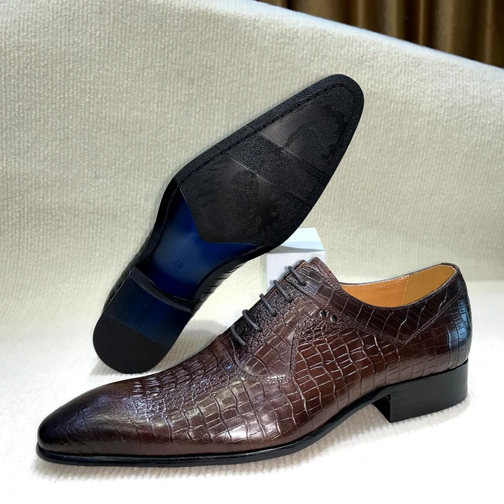 Italian Luxury Men's Pointed T - Men Formal Wear Wedding reseña y precio