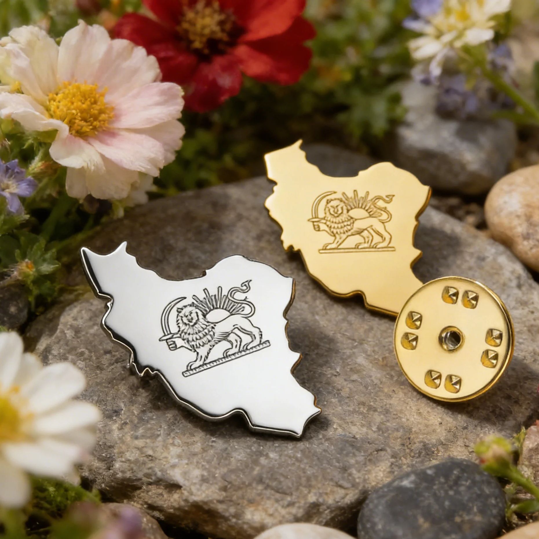 Lucktune Iran Pin Brooch Stain - Tuxedo Lapel Pin reseña y precio