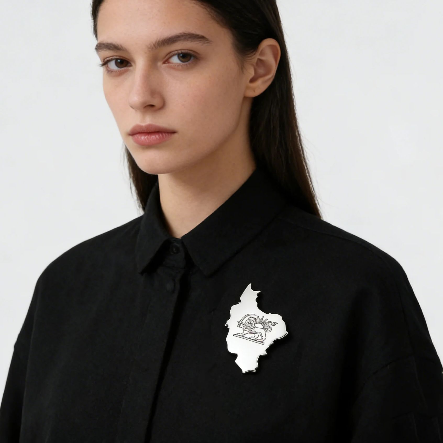 Lucktune Iran Pin Brooch Stain - Tuxedo Lapel Pin reseña y precio