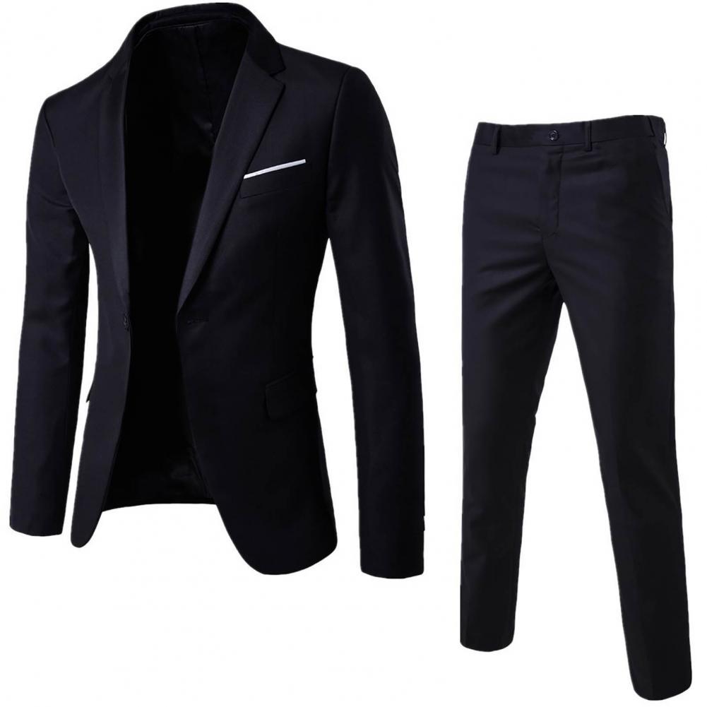 Men Pants Set Groom Wedding Bl - Men Formal Wear Wedding reseña y precio