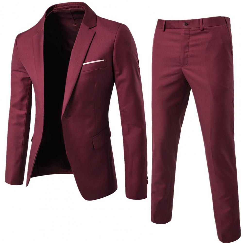 Men Pants Set Groom Wedding Bl - Men Formal Wear Wedding reseña y precio