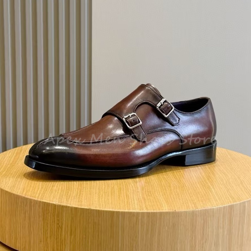 Fashion Cow Leather Buckle Mon - Men'S Formal Office Wear Shoes reseña y precio