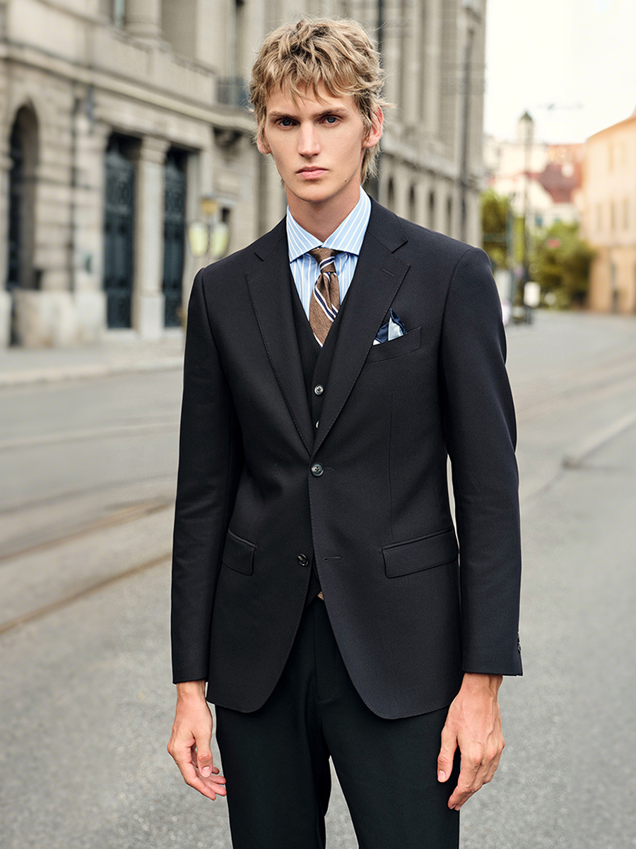 Elastic Men‘s Black Suit Set:  - Men'S Formal Wear For Engagement reseña y precio