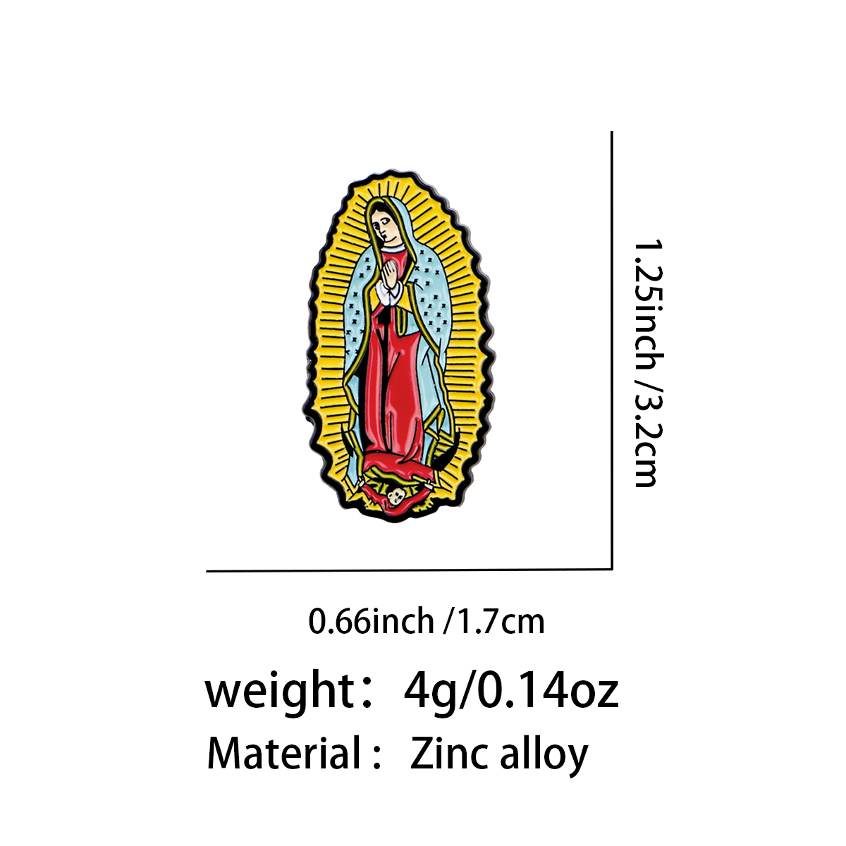 Vintage Virgin Mary Lapel Pins - Tuxedo Lapel Pin reseña y precio