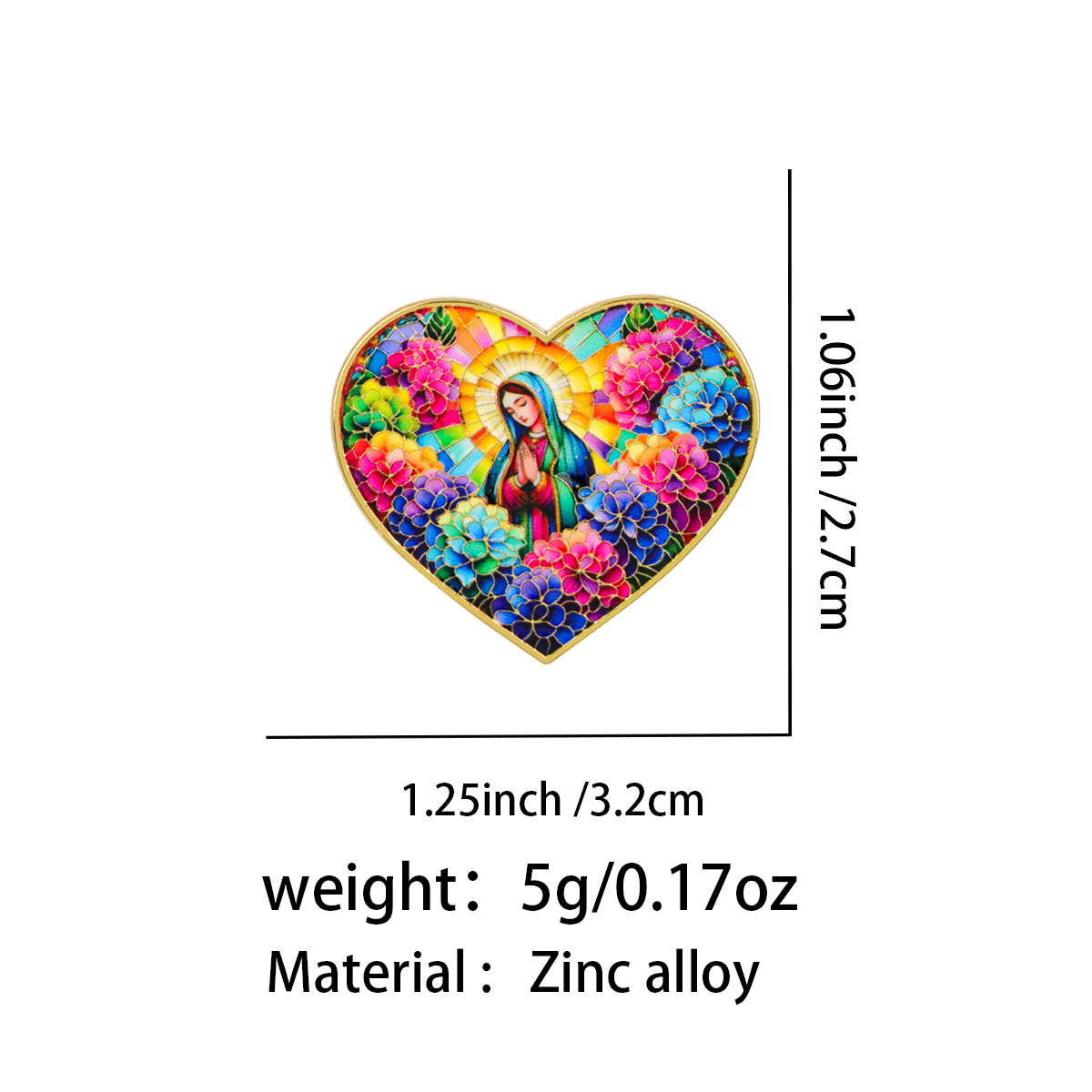 Vintage Virgin Mary Lapel Pins - Tuxedo Lapel Pin reseña y precio