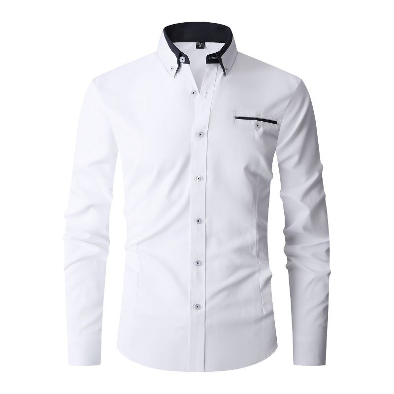 Men Formal Shirt Long Sleeve O - Mens Formal reseña y precio