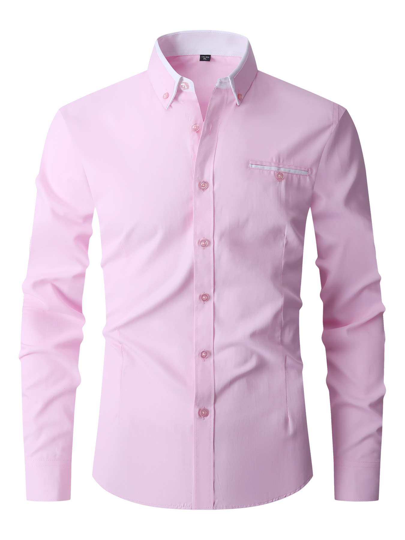 Men Formal Shirt Long Sleeve O - Mens Formal reseña y precio