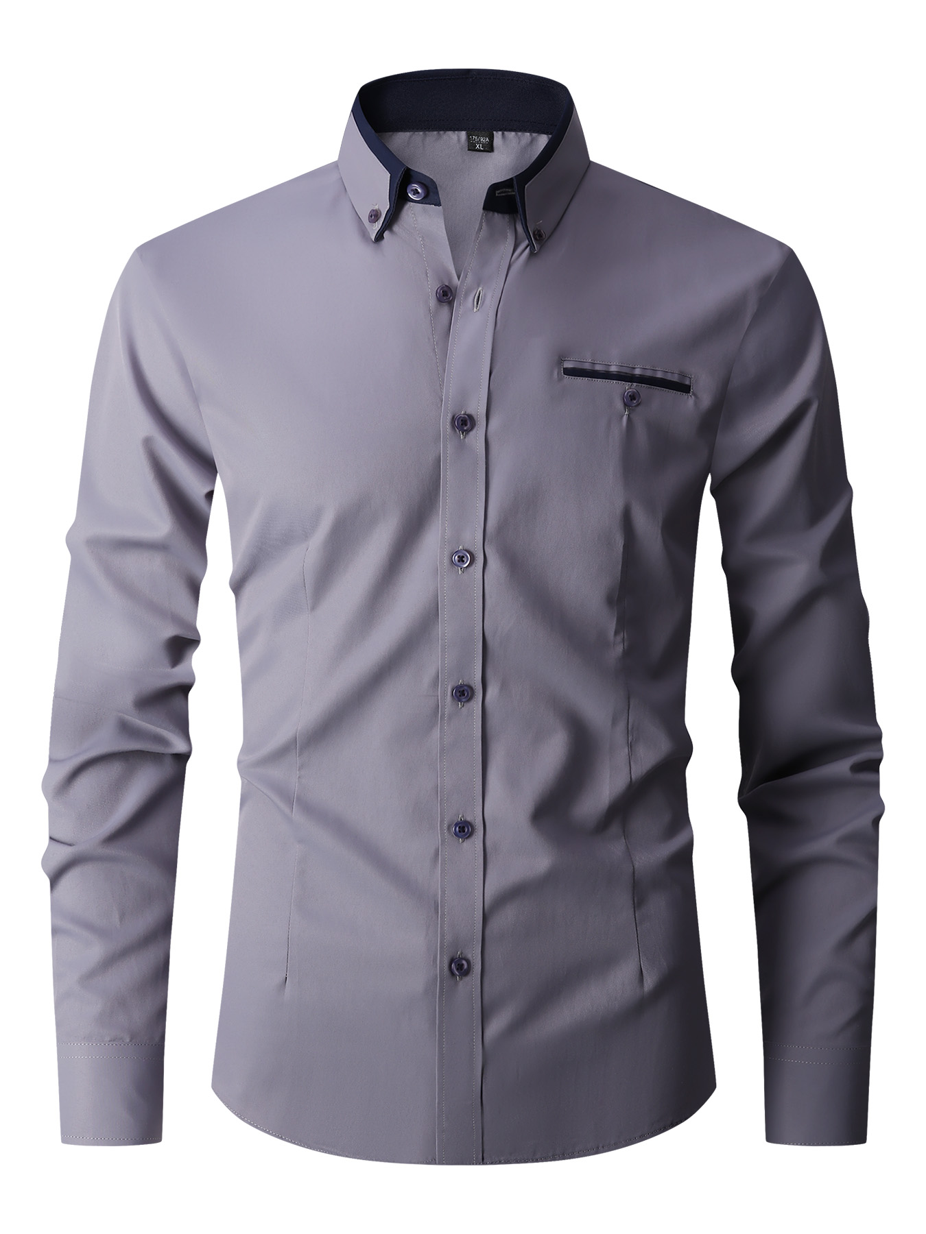 Men Formal Shirt Long Sleeve O - Mens Formal reseña y precio