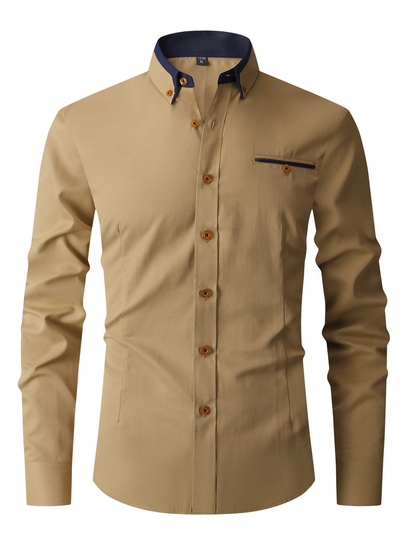 Men Formal Shirt Long Sleeve O - Mens Formal reseña y precio