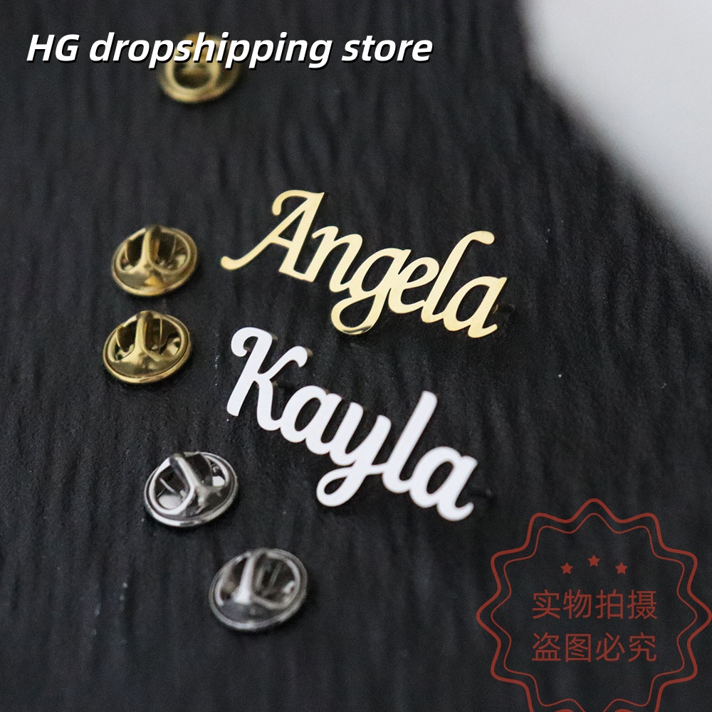 Custom Nameplate Brooch Person - Tuxedo Lapel Pin reseña y precio