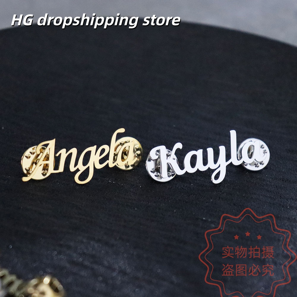 Custom Nameplate Brooch Person - Tuxedo Lapel Pin reseña y precio