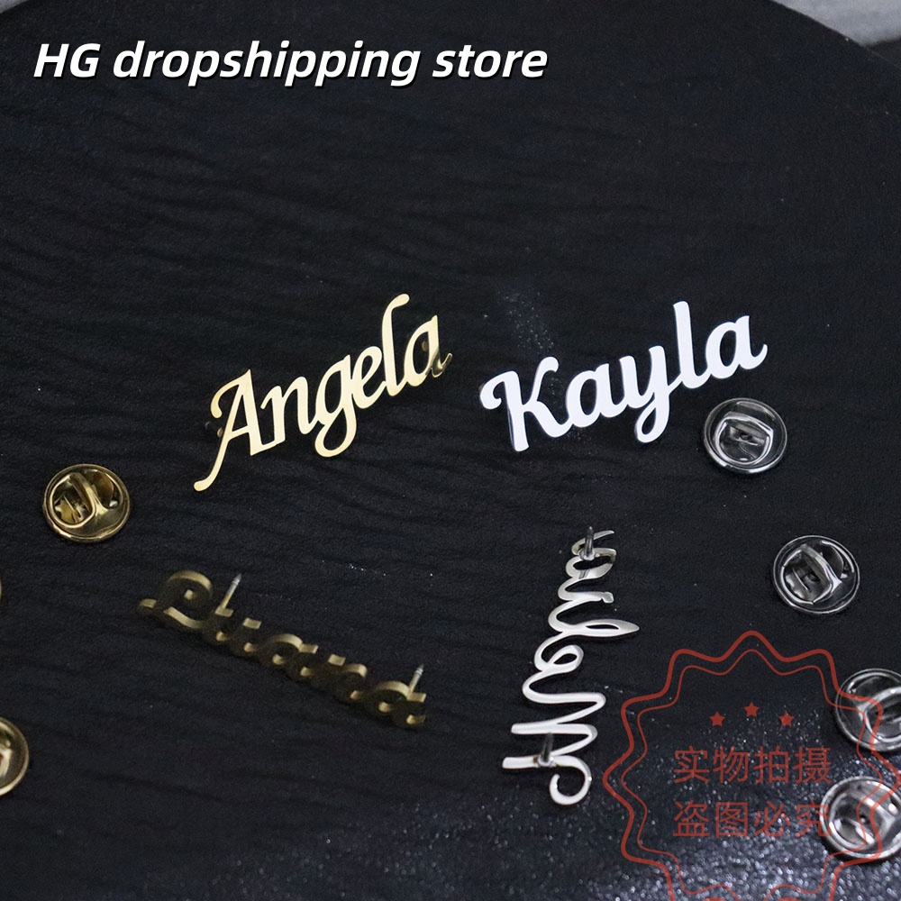 Custom Nameplate Brooch Person - Tuxedo Lapel Pin reseña y precio