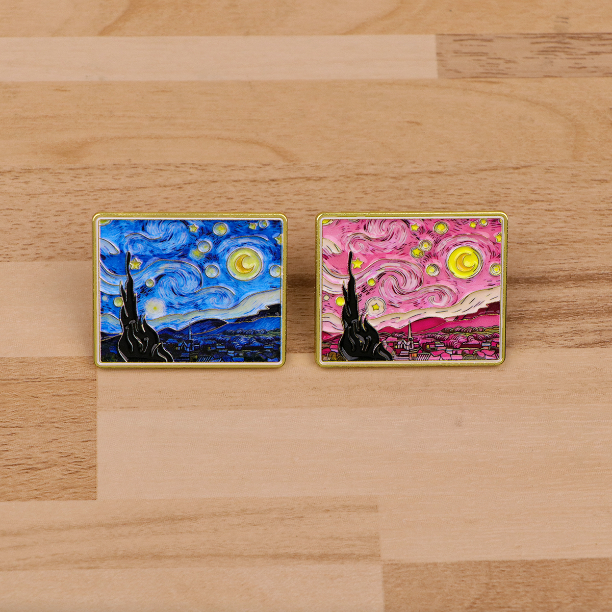 Van Gogh Art Enamel Pin Oil Pa - Tuxedo Lapel Pin reseña y precio