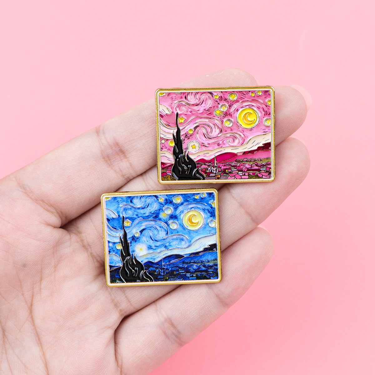 Van Gogh Art Enamel Pin Oil Pa - Tuxedo Lapel Pin reseña y precio