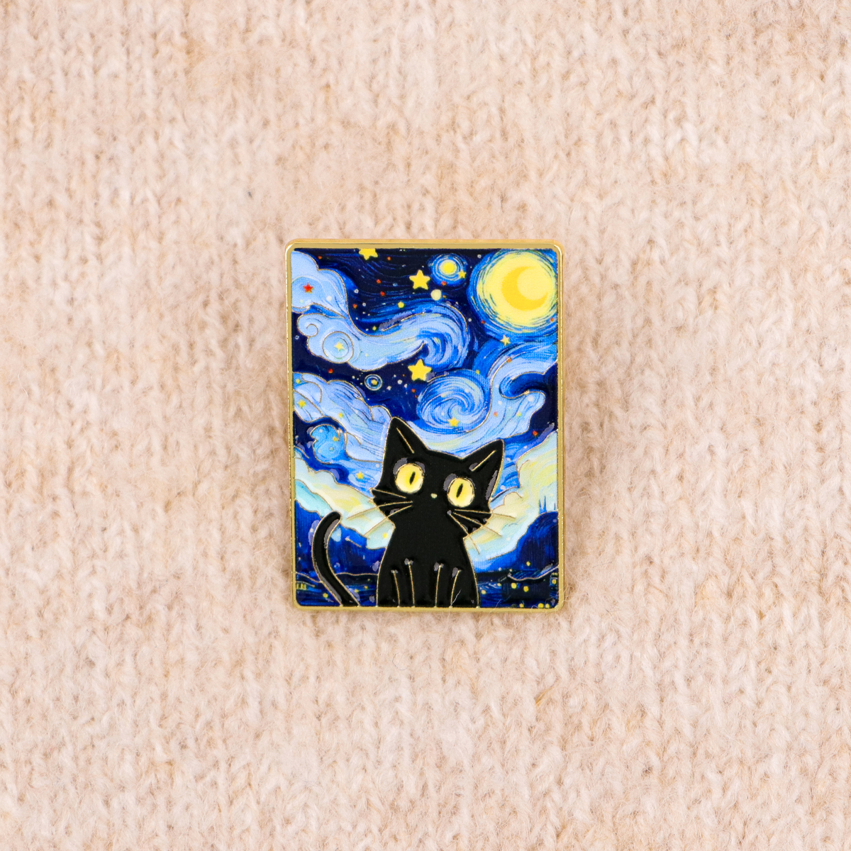 Van Gogh Art Enamel Pin Oil Pa - Tuxedo Lapel Pin reseña y precio