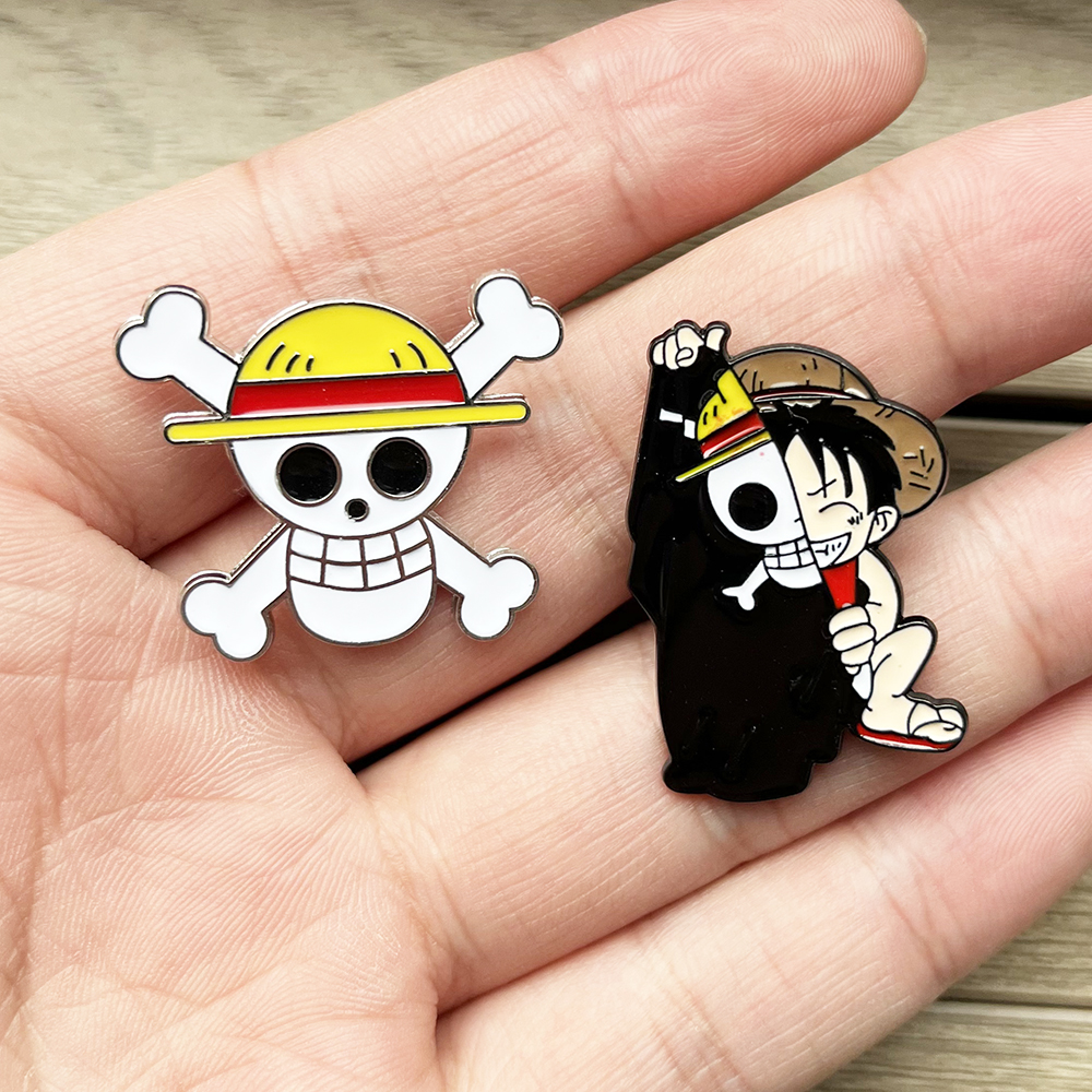 2pcs One Piece  Anime Lapel Pi - Tuxedo Lapel Pin reseña y precio
