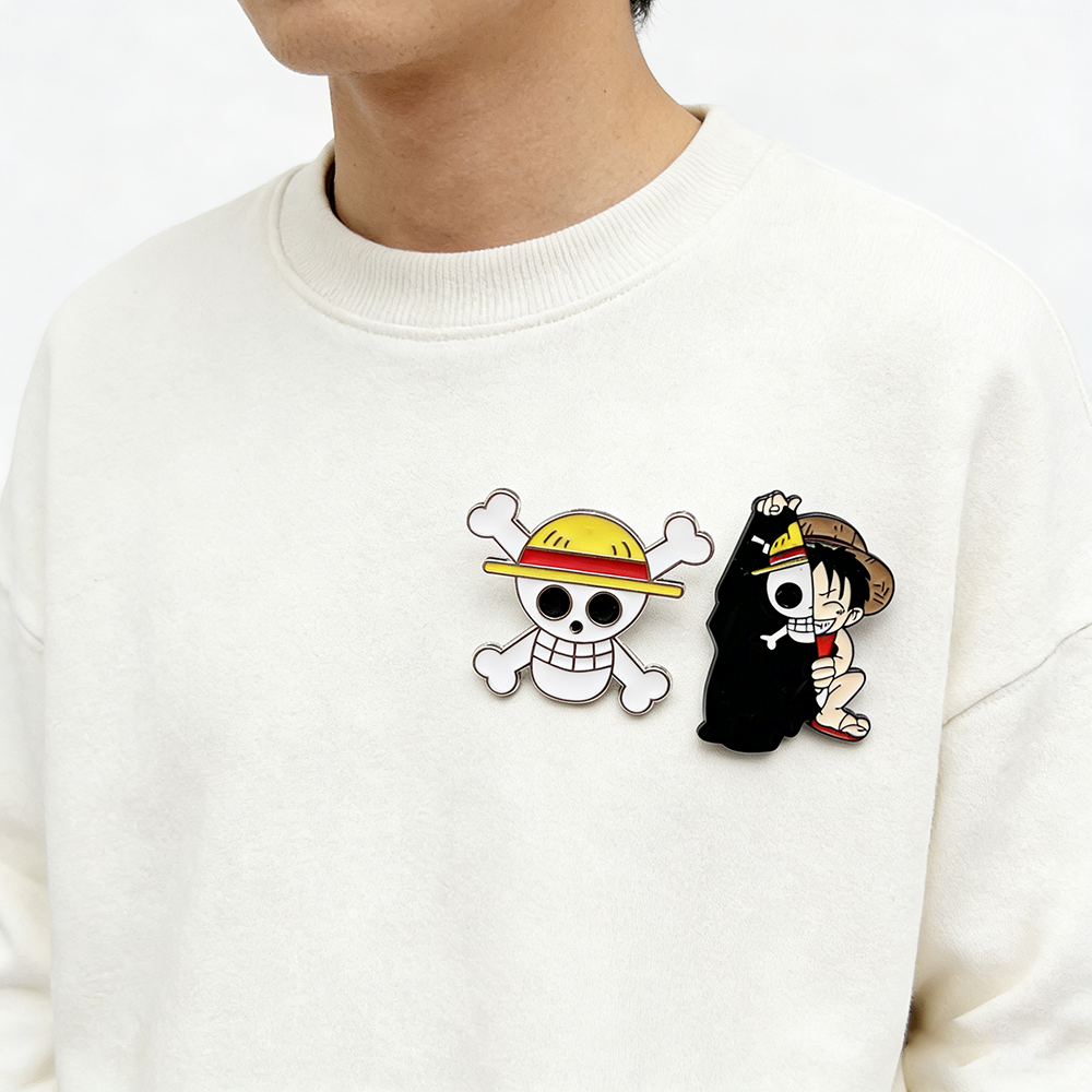 2pcs One Piece  Anime Lapel Pi - Tuxedo Lapel Pin reseña y precio