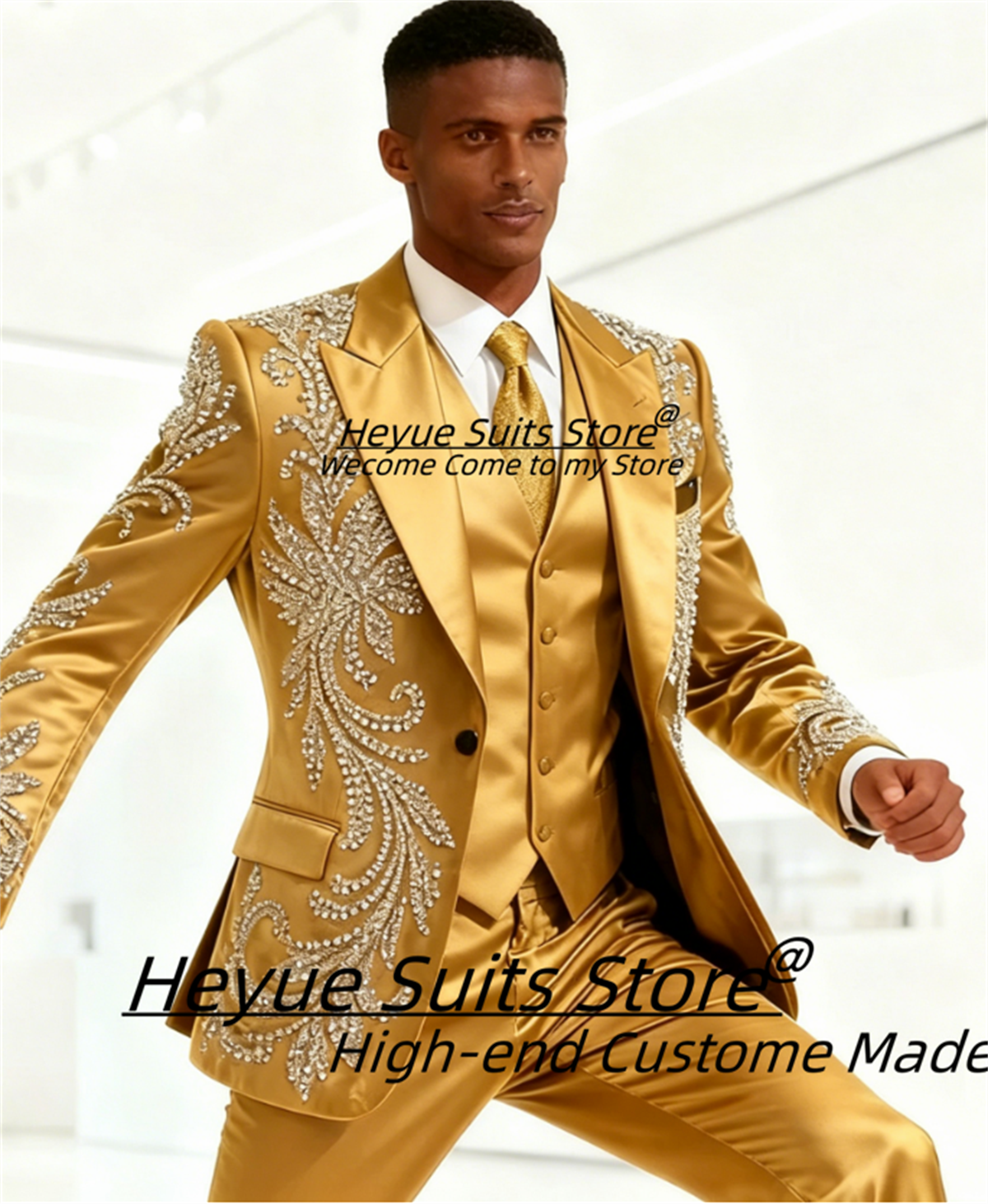 High End Customized Men Suit L - Men Formal Wear Wedding reseña y precio