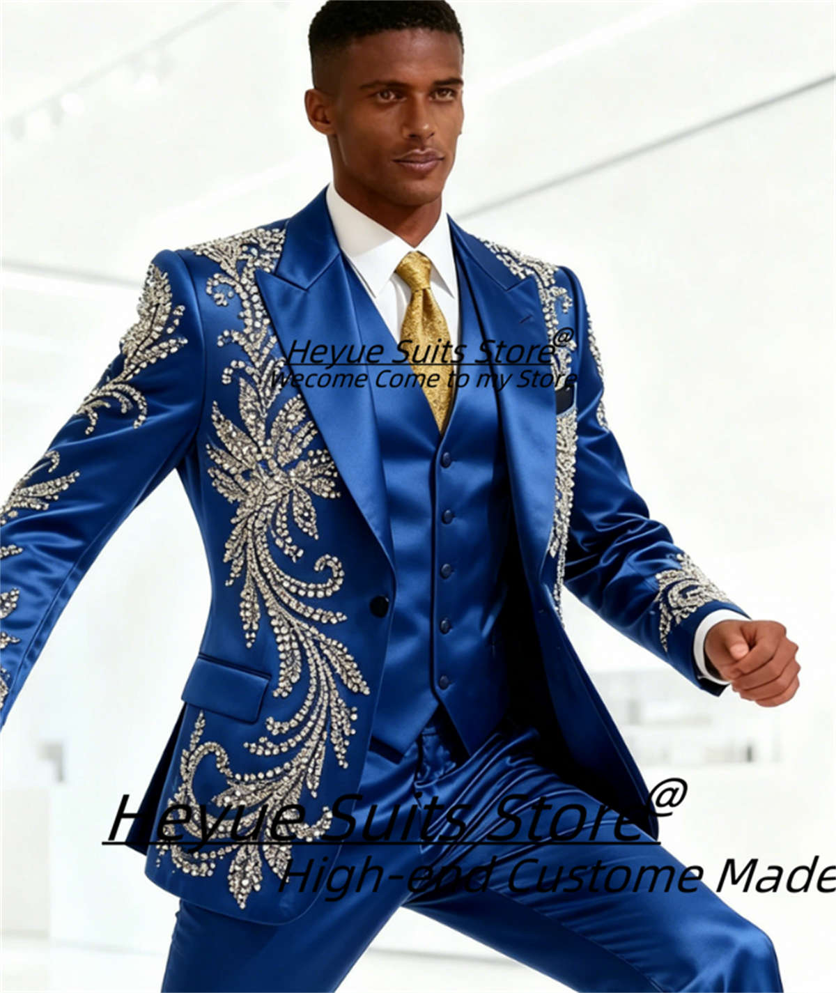 High End Customized Men Suit L - Men Formal Wear Wedding reseña y precio