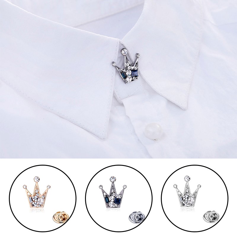 Luxury Metal Crown Brooch For  - Tuxedo Lapel Pin reseña y precio