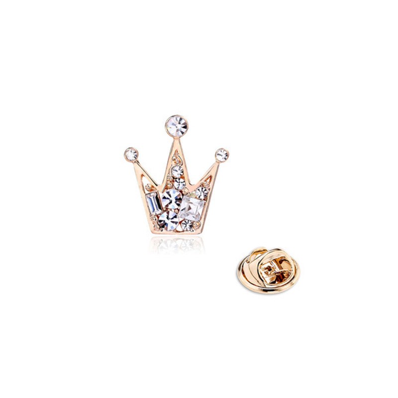 Luxury Metal Crown Brooch For  - Tuxedo Lapel Pin reseña y precio