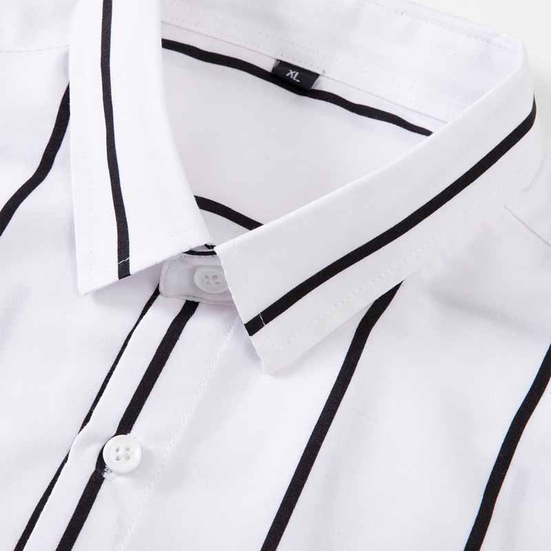 Men's Striped Dress Shirt Long - Mens Formal reseña y precio