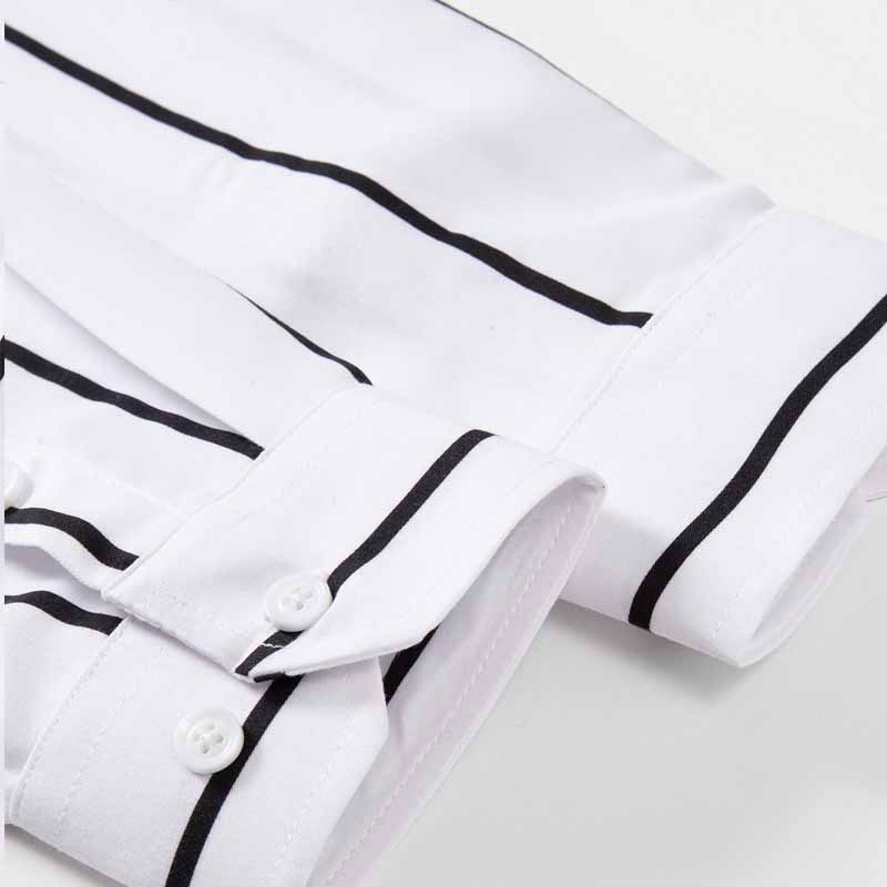 Men's Striped Dress Shirt Long - Mens Formal reseña y precio