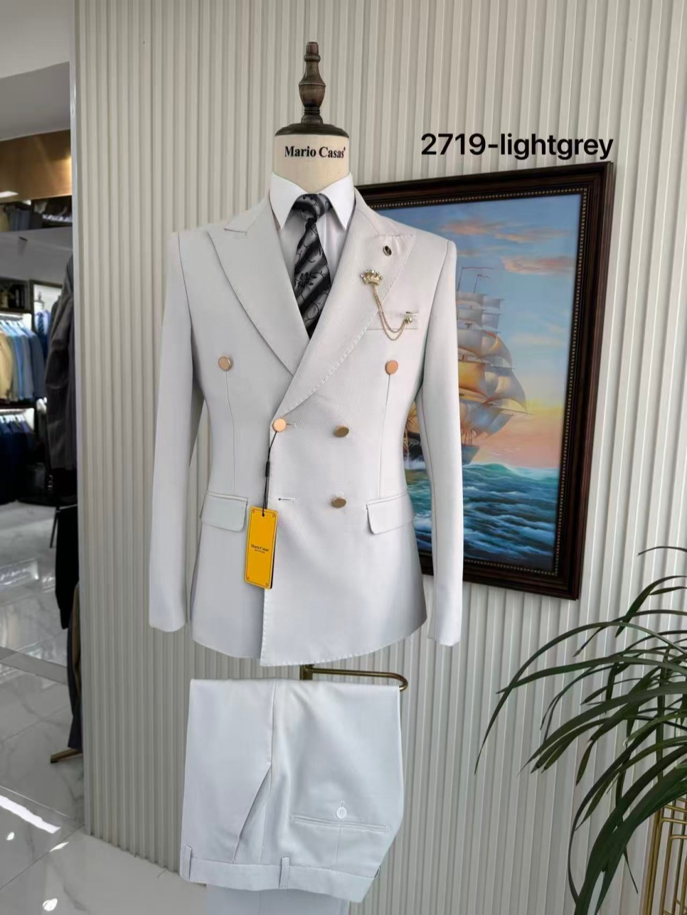 Premium Elegant Man Suits 2 Pi - Men'S Formal Wear For Engagement reseña y precio