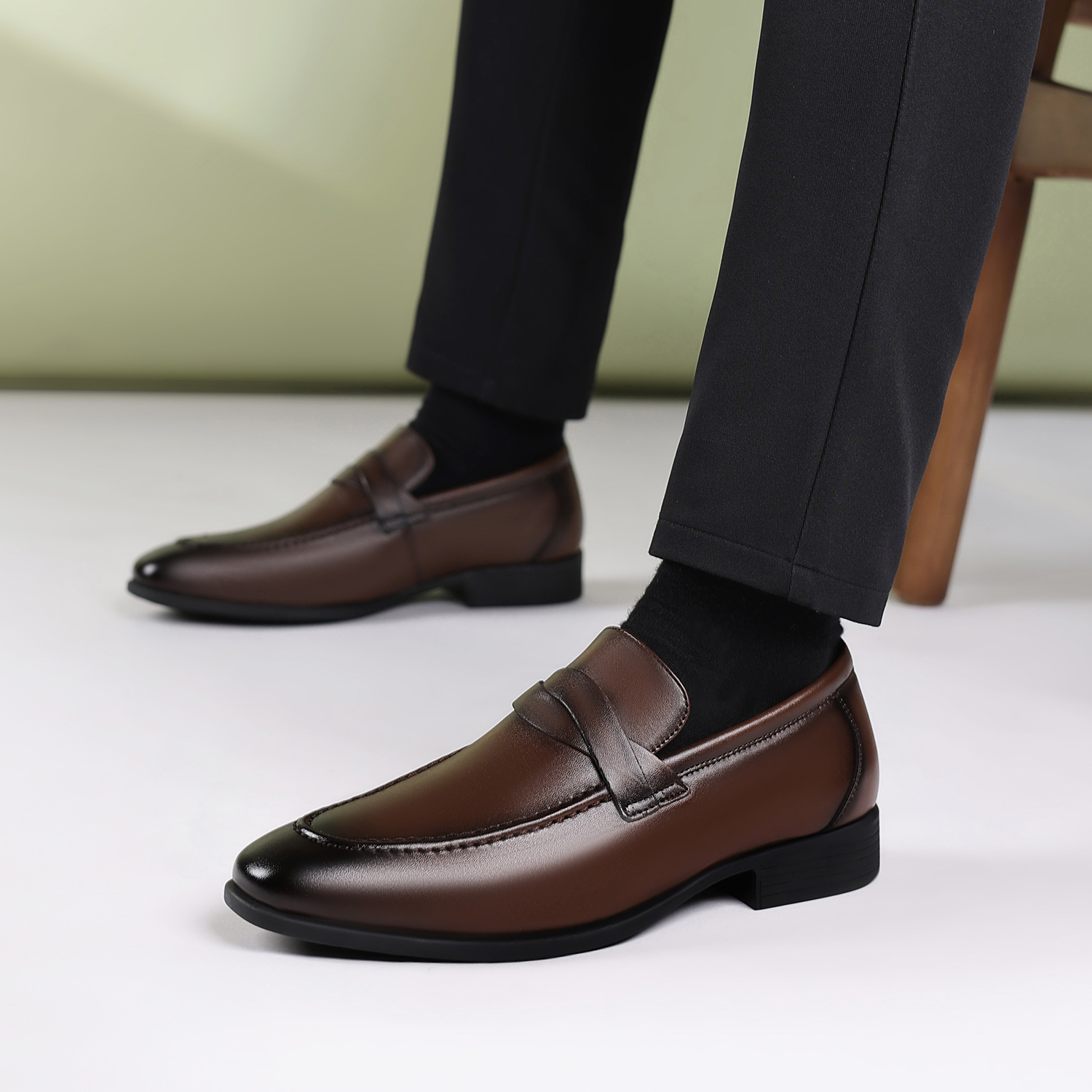 Men's leather shoes for formal - Men'S Formal Office Wear Shoes reseña y precio