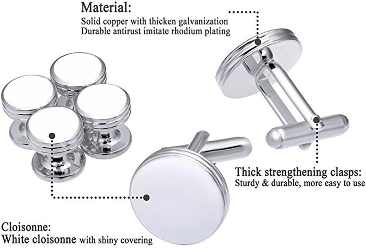 Mens Cufflinks and Studs Set T - Mens Formal reseña y precio