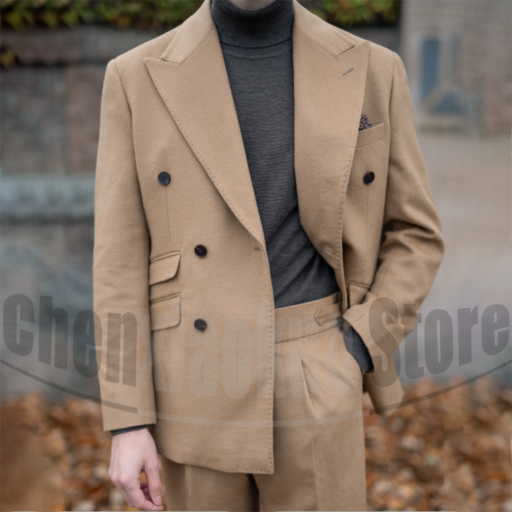 Men's Double Breasted Suit For - Men Formal Party Wear Outfit reseña y precio