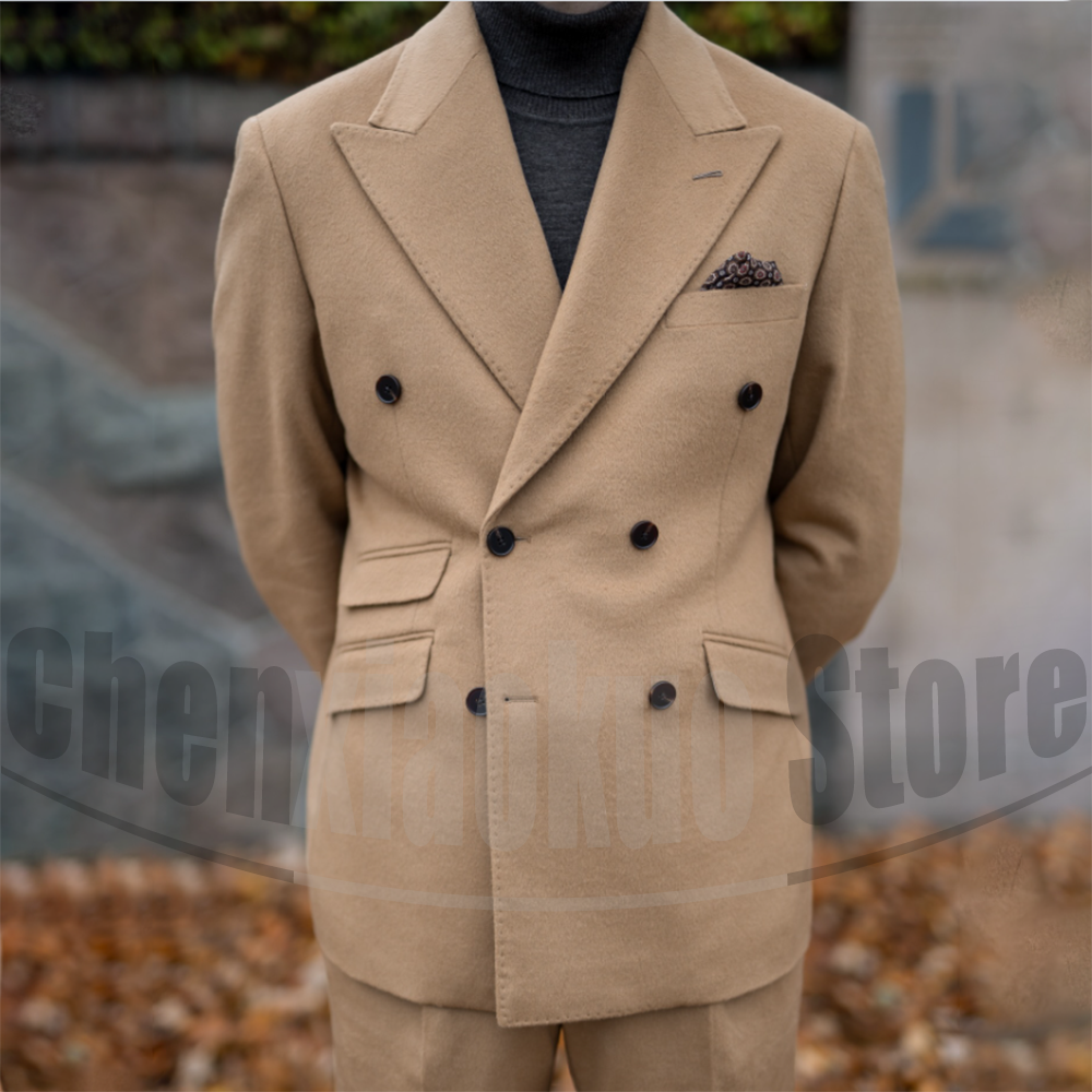 Men's Double Breasted Suit For - Men Formal Party Wear Outfit reseña y precio