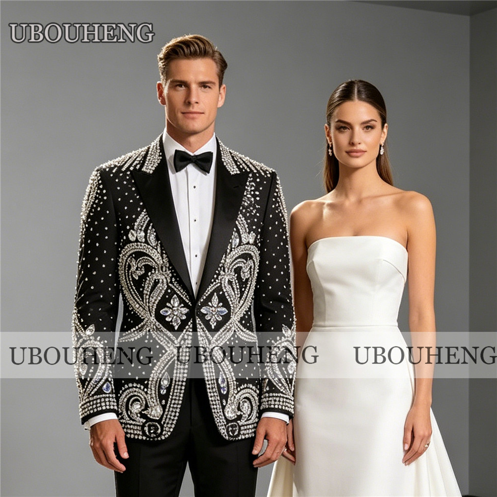 Exquisite Wedding Suit For Man - Men Formal Party Wear Outfit reseña y precio