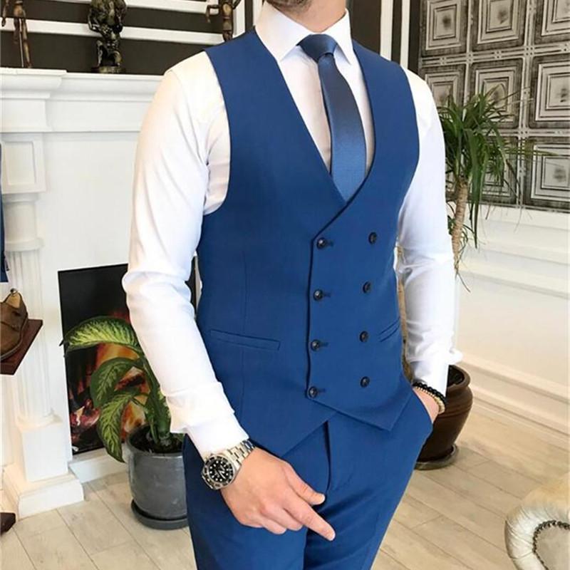 2021 Burgundy Double Breasted  - Men Formal Wear For Wedding reseña y precio