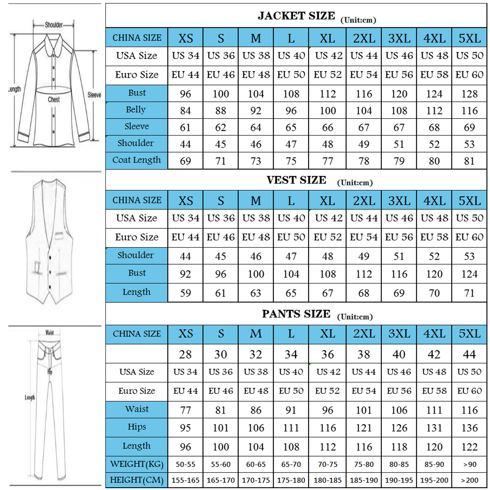 Customized 3 Pieces Suits Men  - Men Formal Wear Wedding reseña y precio