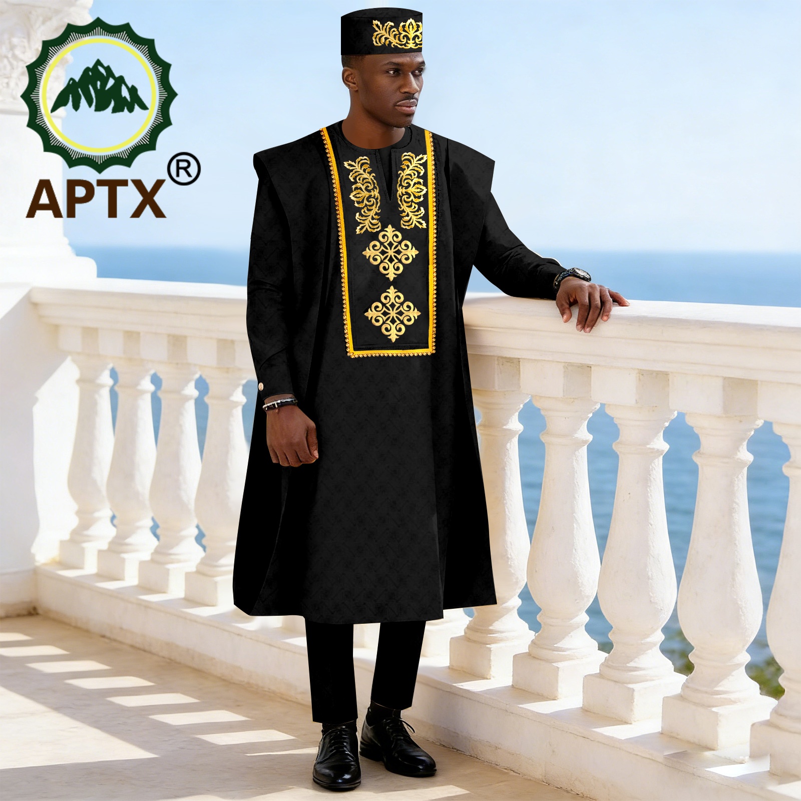 African Traditional Men's 3-Pi - Men Formal Party Wear Outfit reseña y precio
