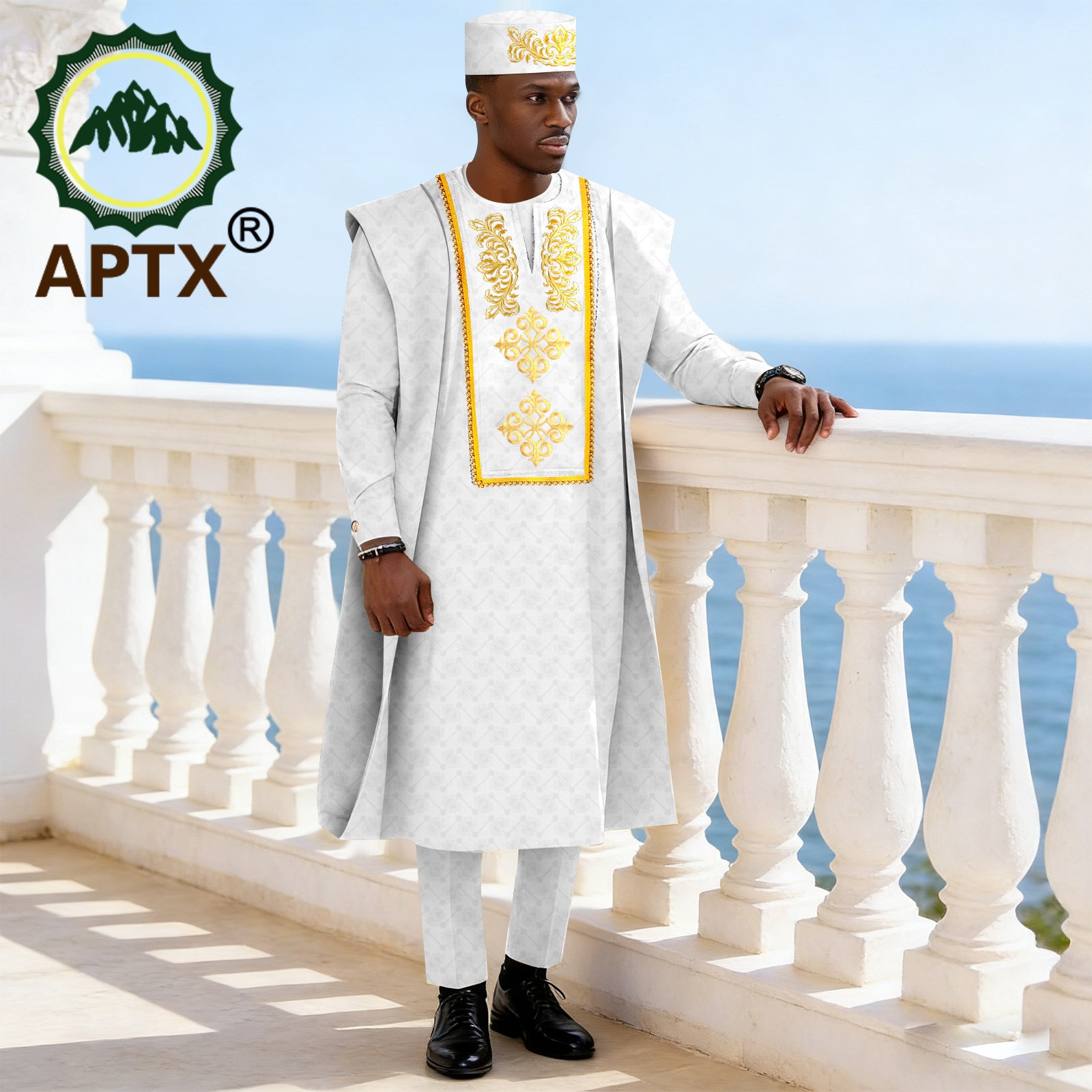 African Traditional Men's 3-Pi - Men Formal Party Wear Outfit reseña y precio