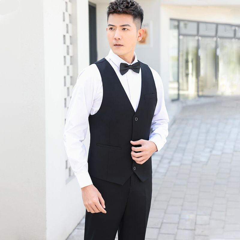 Men Shirt Tuxedo Vest Three Pi - Men Formal Party Wear Outfit reseña y precio