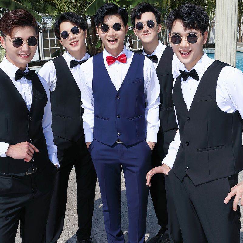 Men Shirt Tuxedo Vest Three Pi - Men Formal Party Wear Outfit reseña y precio