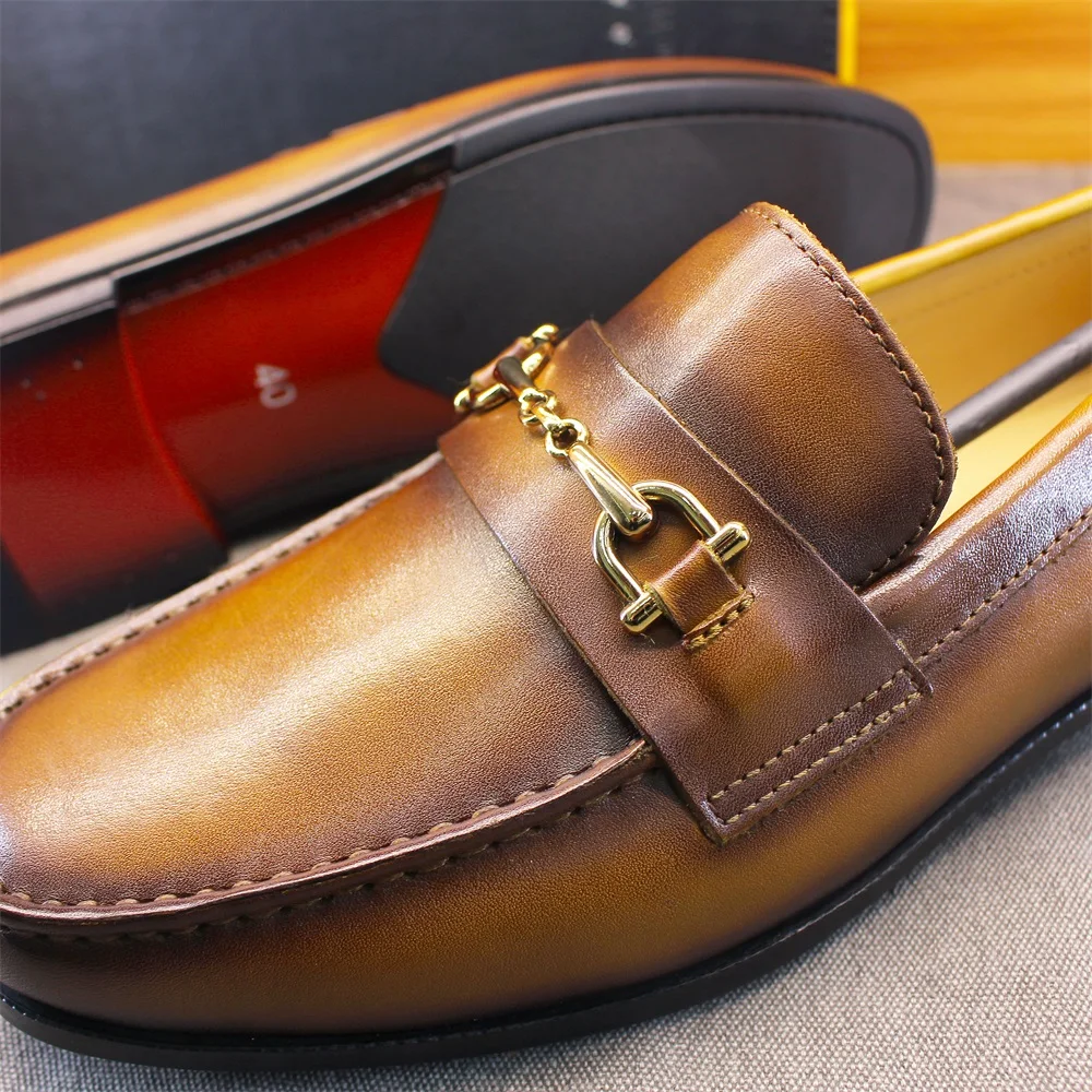 Men's Loafers Dress Shoes roun - Mens Formal reseña y precio