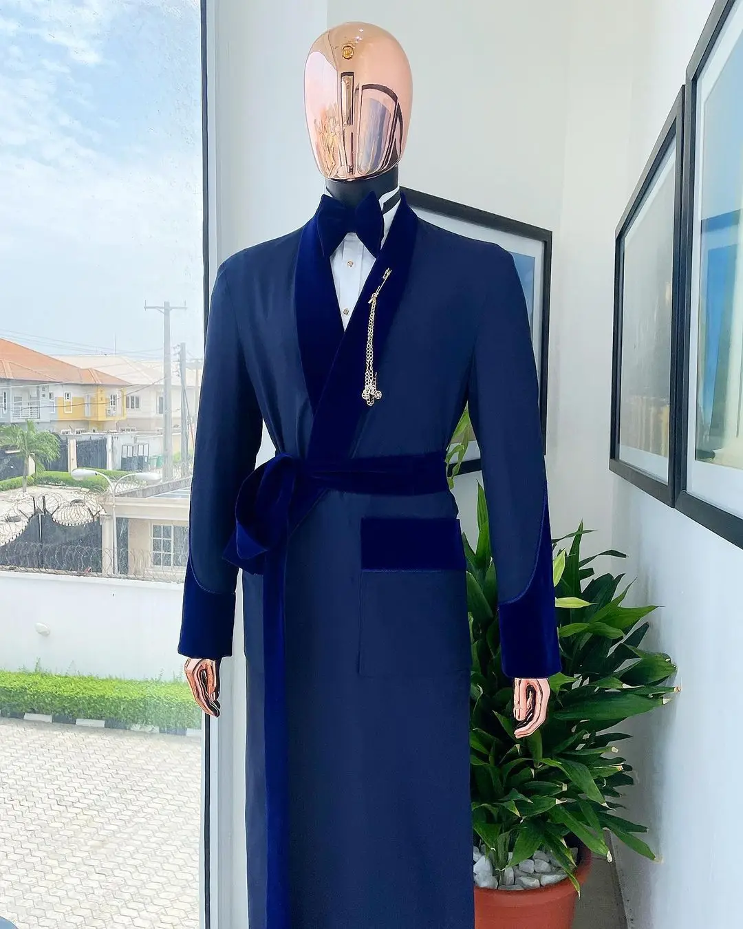 Tailor Made Royal Blue Men Sui - Men Formal Wear Wedding reseña y precio