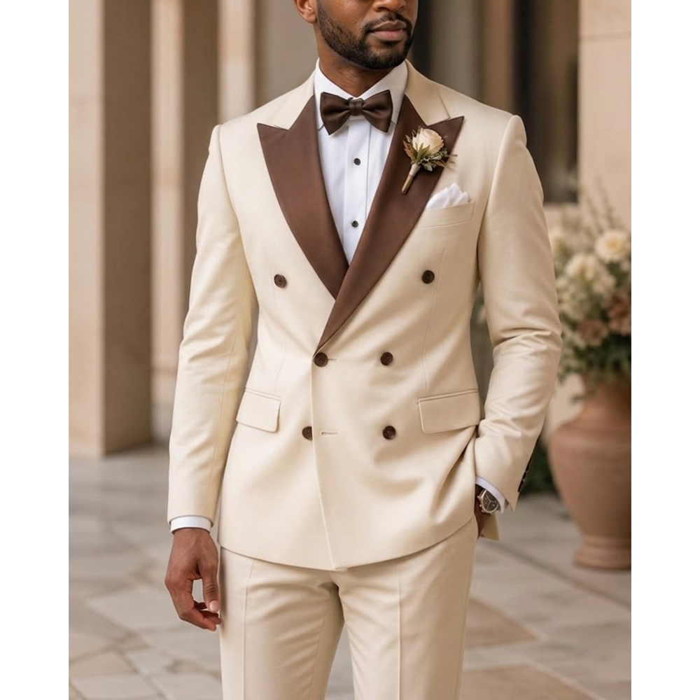 Men Double Breasted Tuxedo Sui - Men Formal Party Wear Outfit reseña y precio