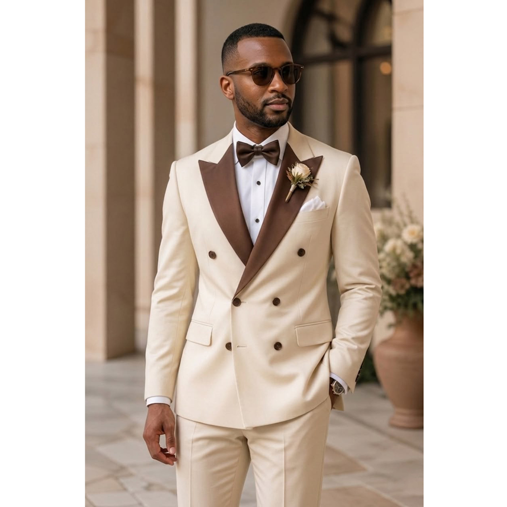 Men Double Breasted Tuxedo Sui - Men Formal Party Wear Outfit reseña y precio